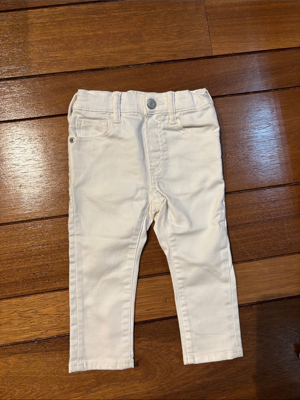 Gap Toddler White Taper Jeans Size 2T